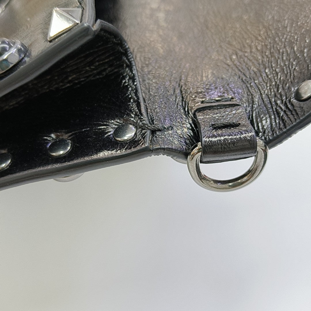 Calfskin Shoulder Bag Brown