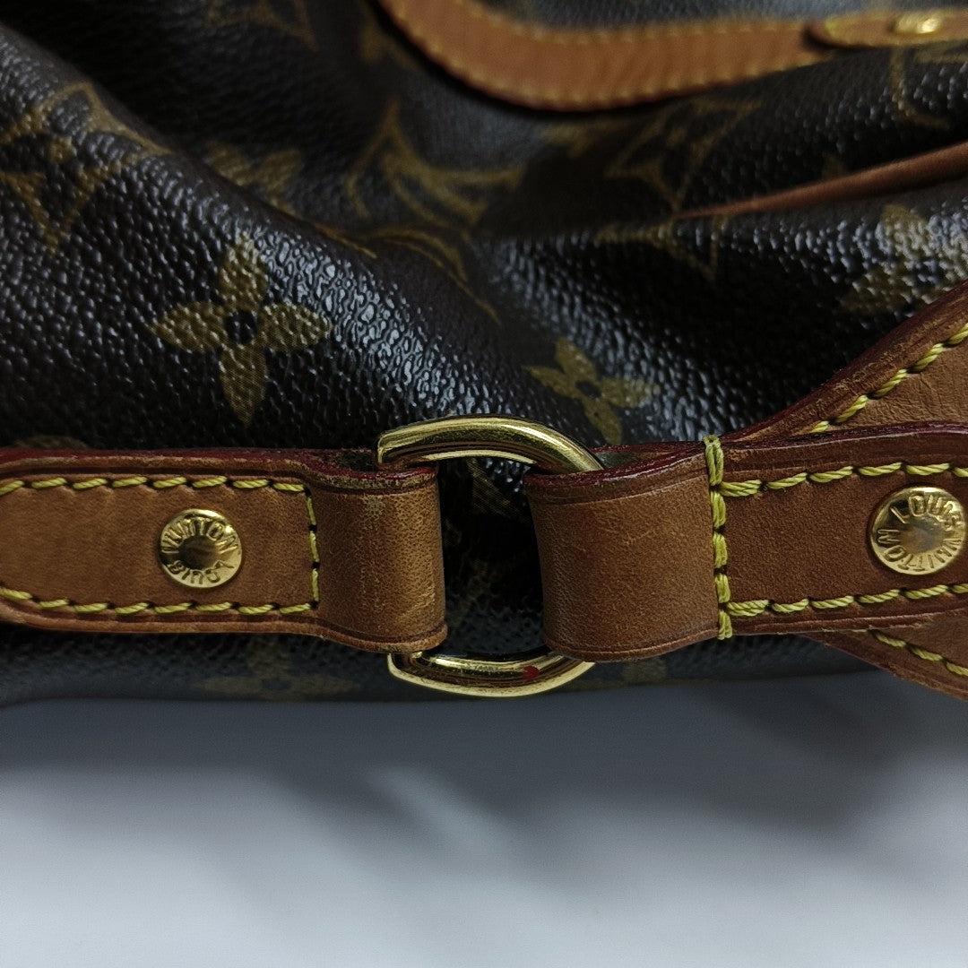 STRESA Monogram Coated Canvas Brown