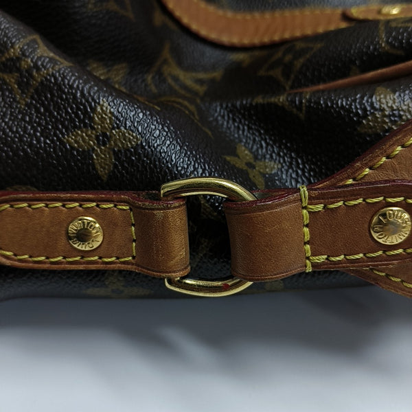 STRESA Monogram Coated Canvas Brown