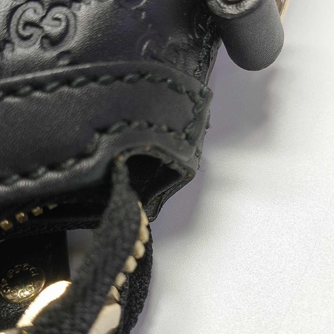 Microguccissima Monogram Calfskin Black