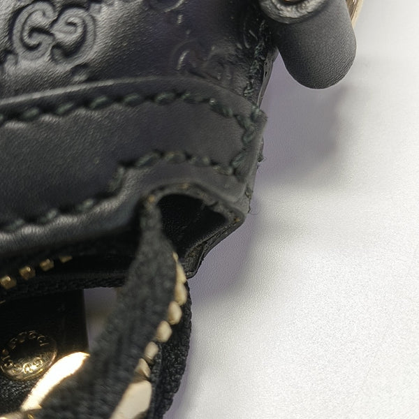 Microguccissima Monogram Calfskin Black