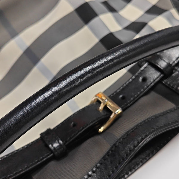 Canvas Top Handle Bag Black