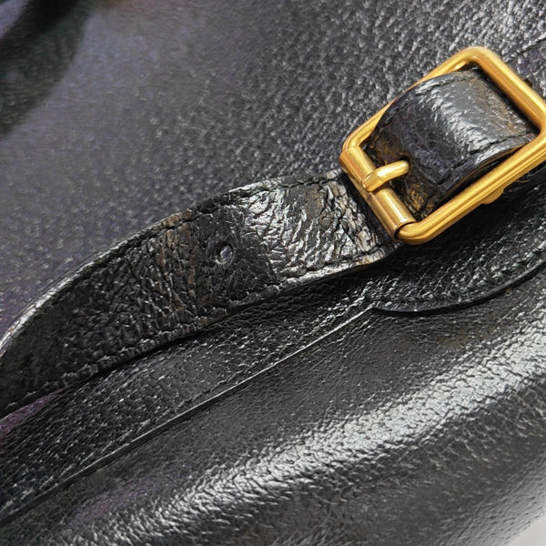 Calfskin Backpack Black