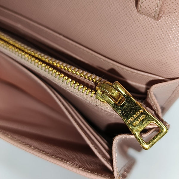 Saffiano Calfskin Crossbody Bag Pink