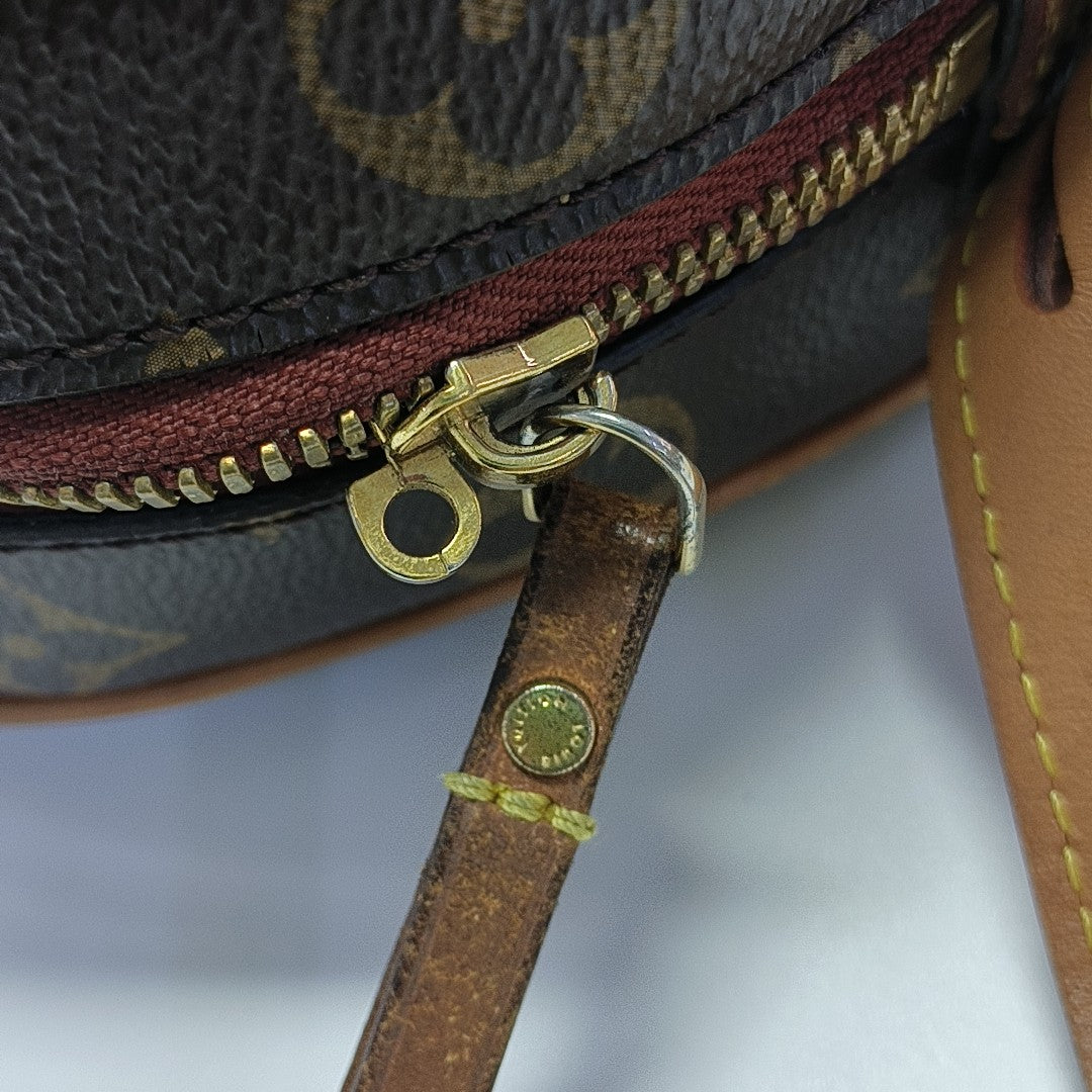 BOITE CHAPEAU MM Monogram Coated Canvas Brown