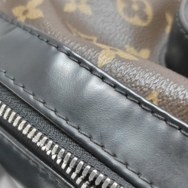 JOSH Monogram Coated Canvas Brown