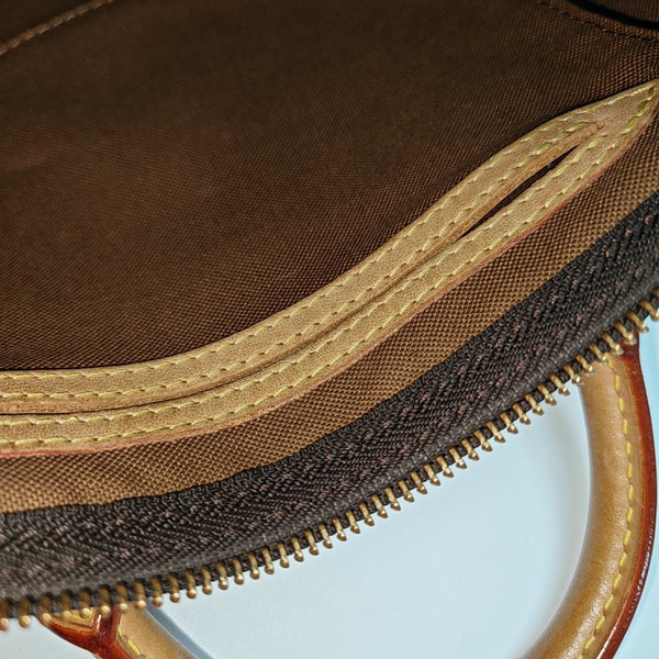 SPEEDY 30 Monogram Coated Canvas Brown