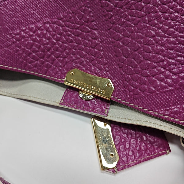 Calfskin Tote Bag Purple
