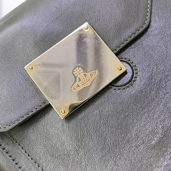 Calfskin Shoulder Bag Gray