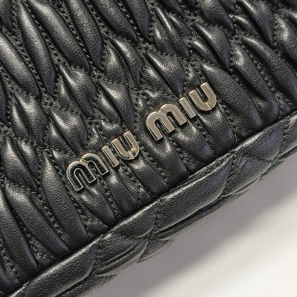 Crystal Quilted Lambskin Black