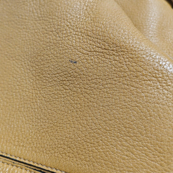 Calfskin Shoulder Bag Yellow