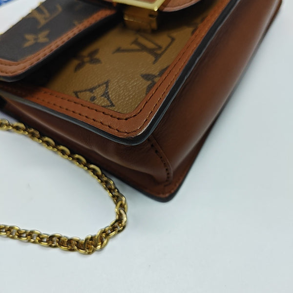 DAUPHINE WOC Monogram Coated Canvas Brown