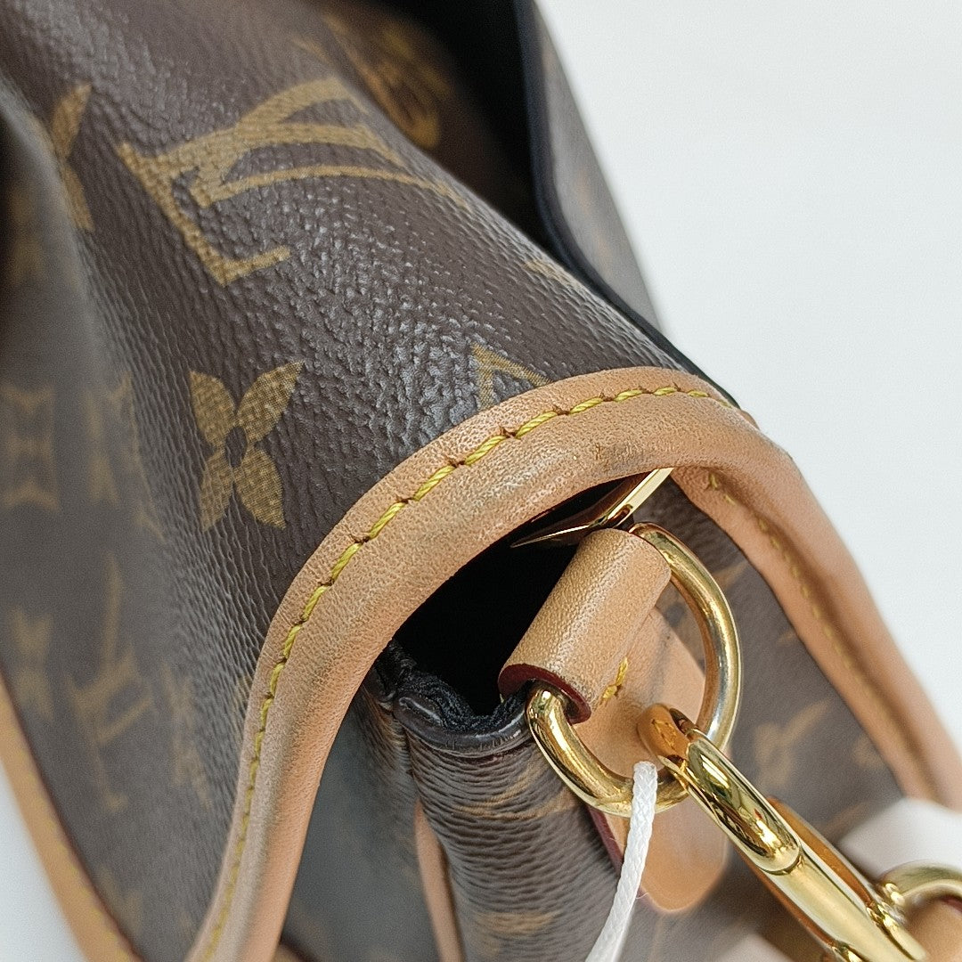 DIANE Monogram Coated Canvas Brown