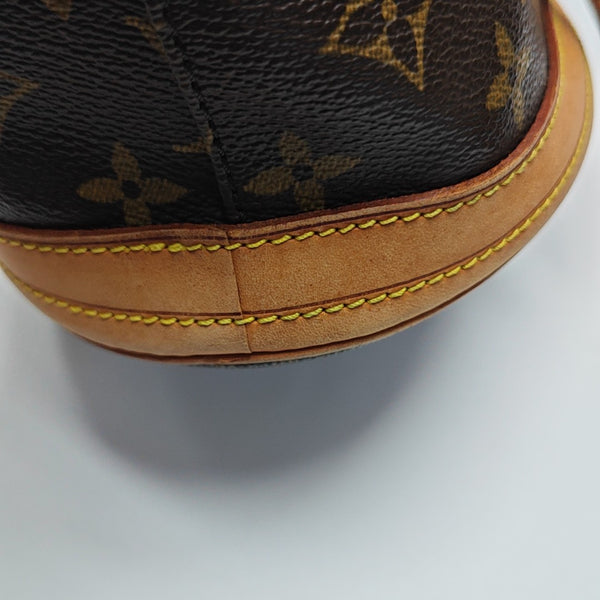 BUCKET PM Monogram Coated Canvas Brown