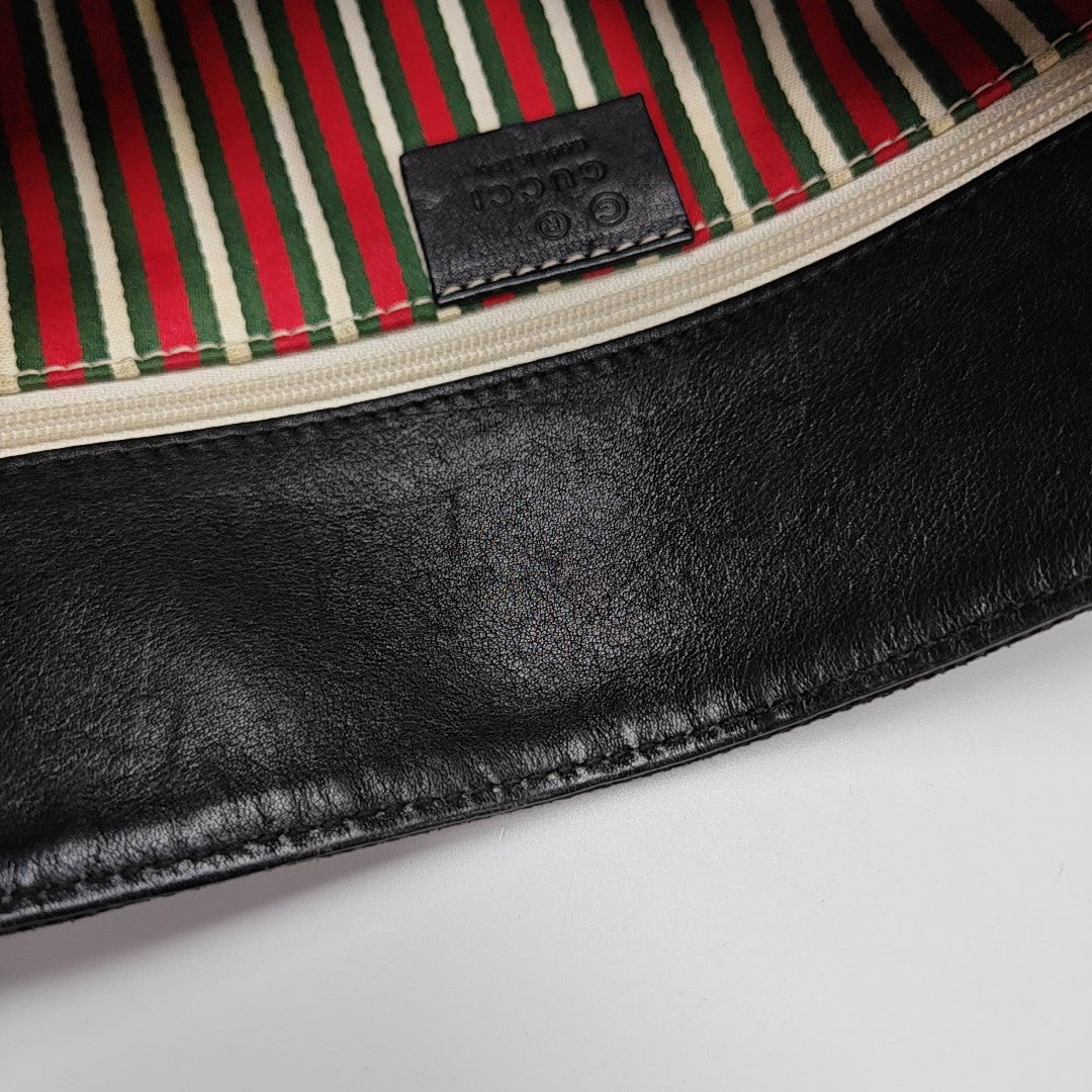 Canvas Shoulder Bag Black