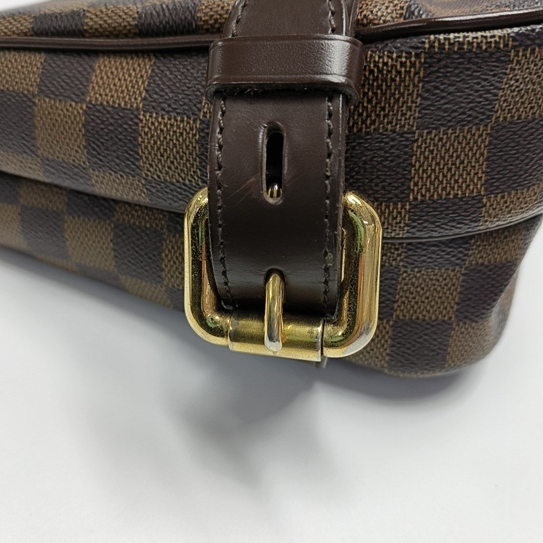 HIGHBURY Damier Ebene Coated Canvas Brown