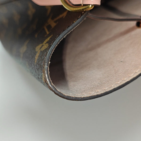 NÉONOÉ MM Monogram Coated Canvas Brown