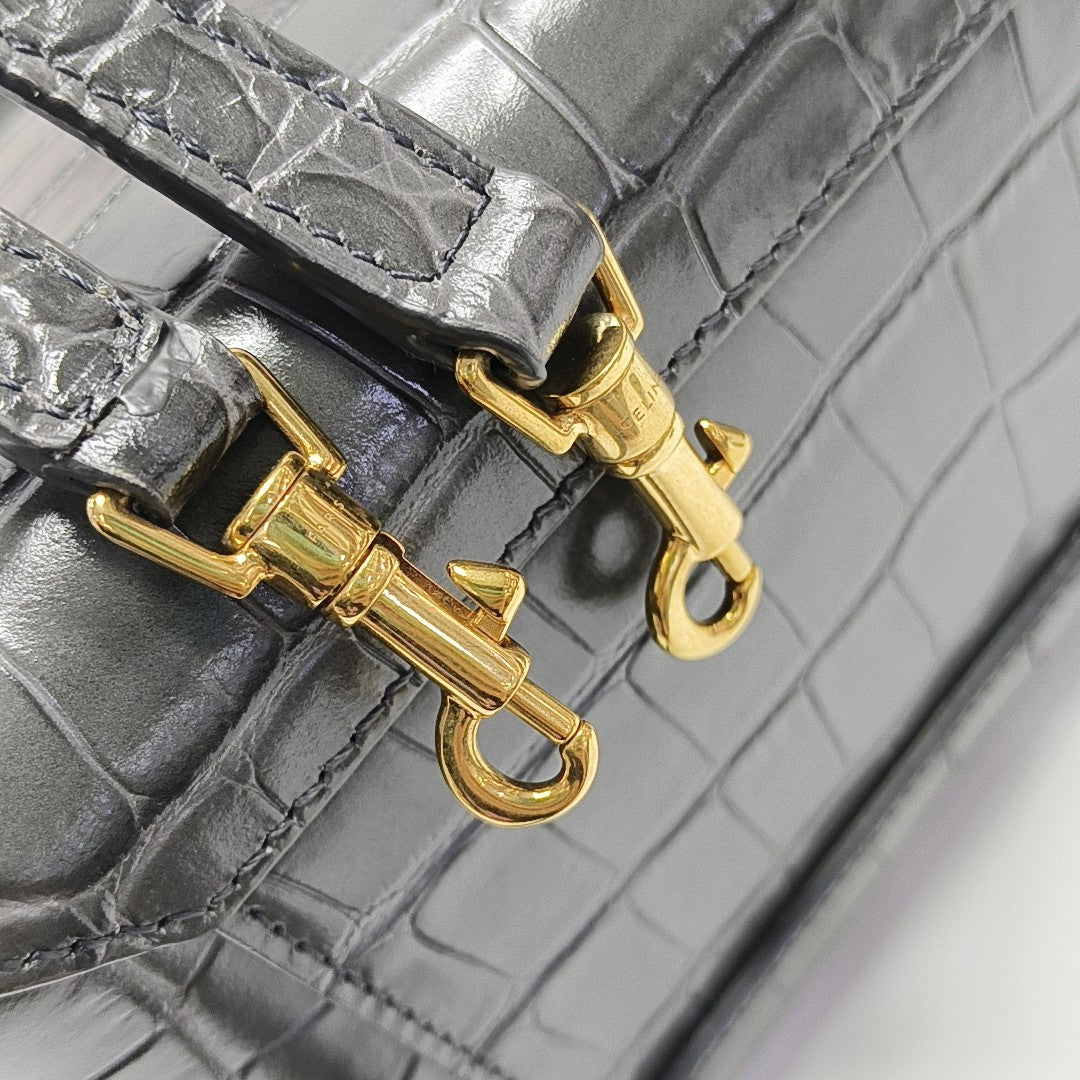 BELT Crocodile Gray