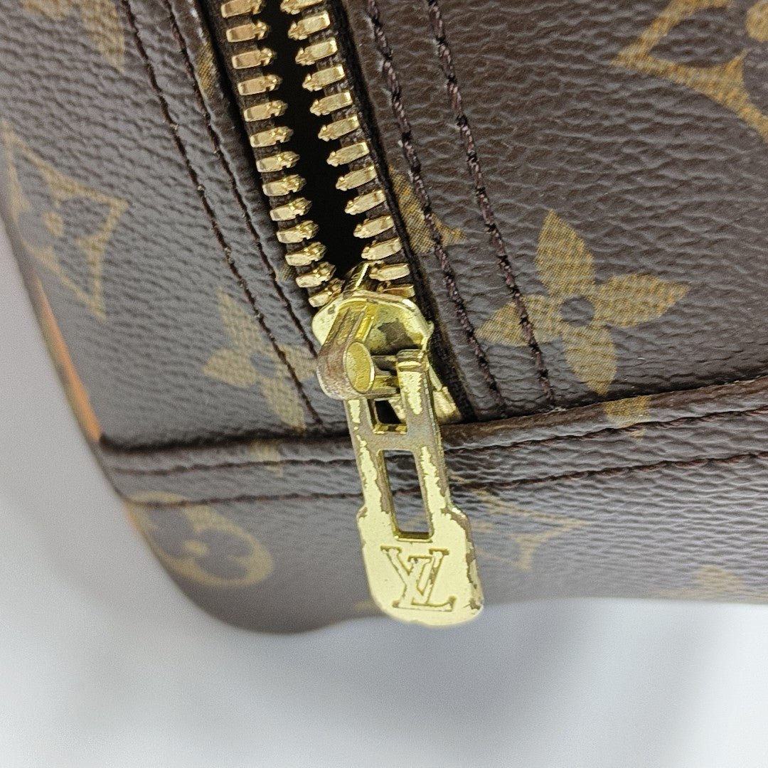 DEAUVILLE Monogram Coated Canvas Brown