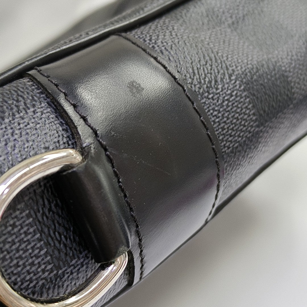 TADAO PM Damier Graphite Coated Canvas Gray