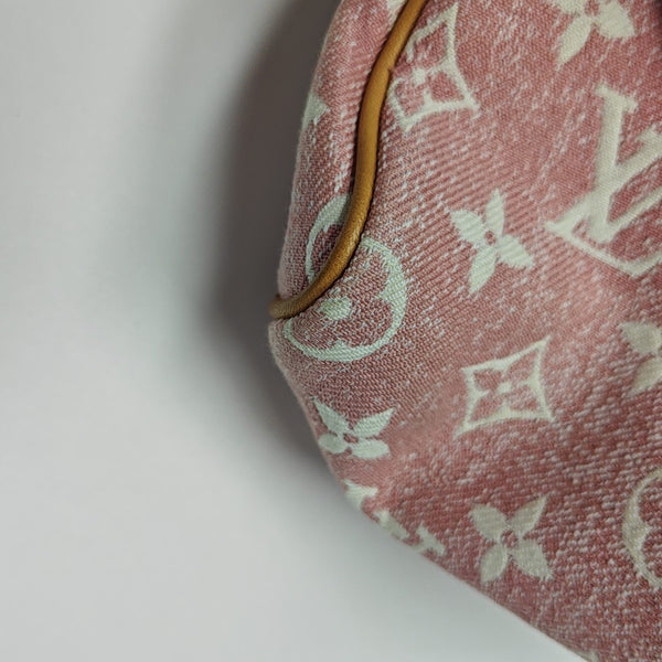 SPEEDY Nano Monogram Denim Pink