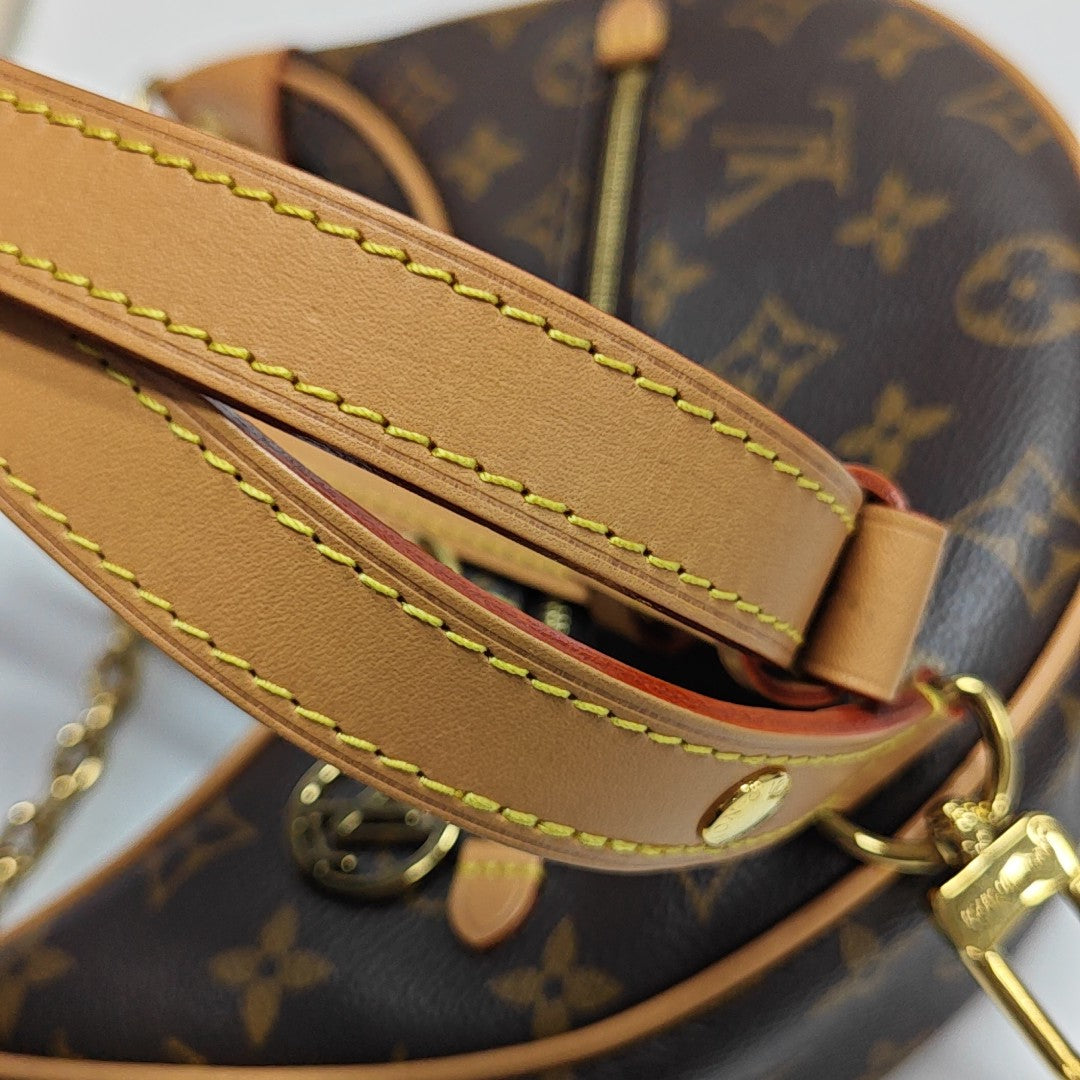 LOOP Monogram Coated Canvas Brown