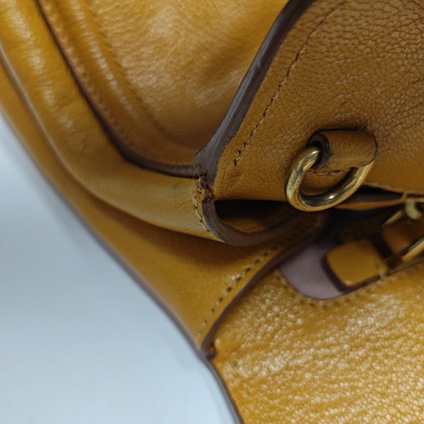 Calfskin Tote Bag Yellow