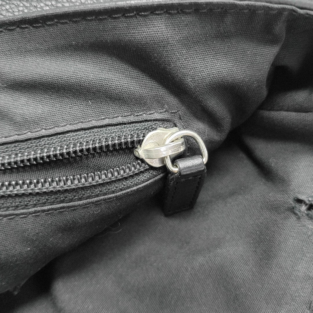 Calfskin Crossbody Bag Black