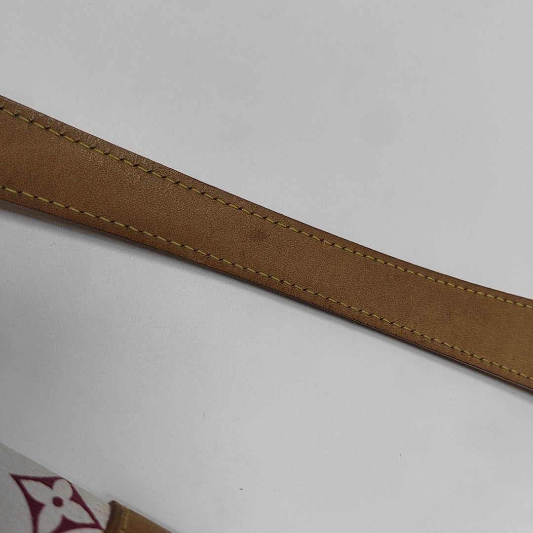 LV × TM ANNIE Monogram Coated Canvas White