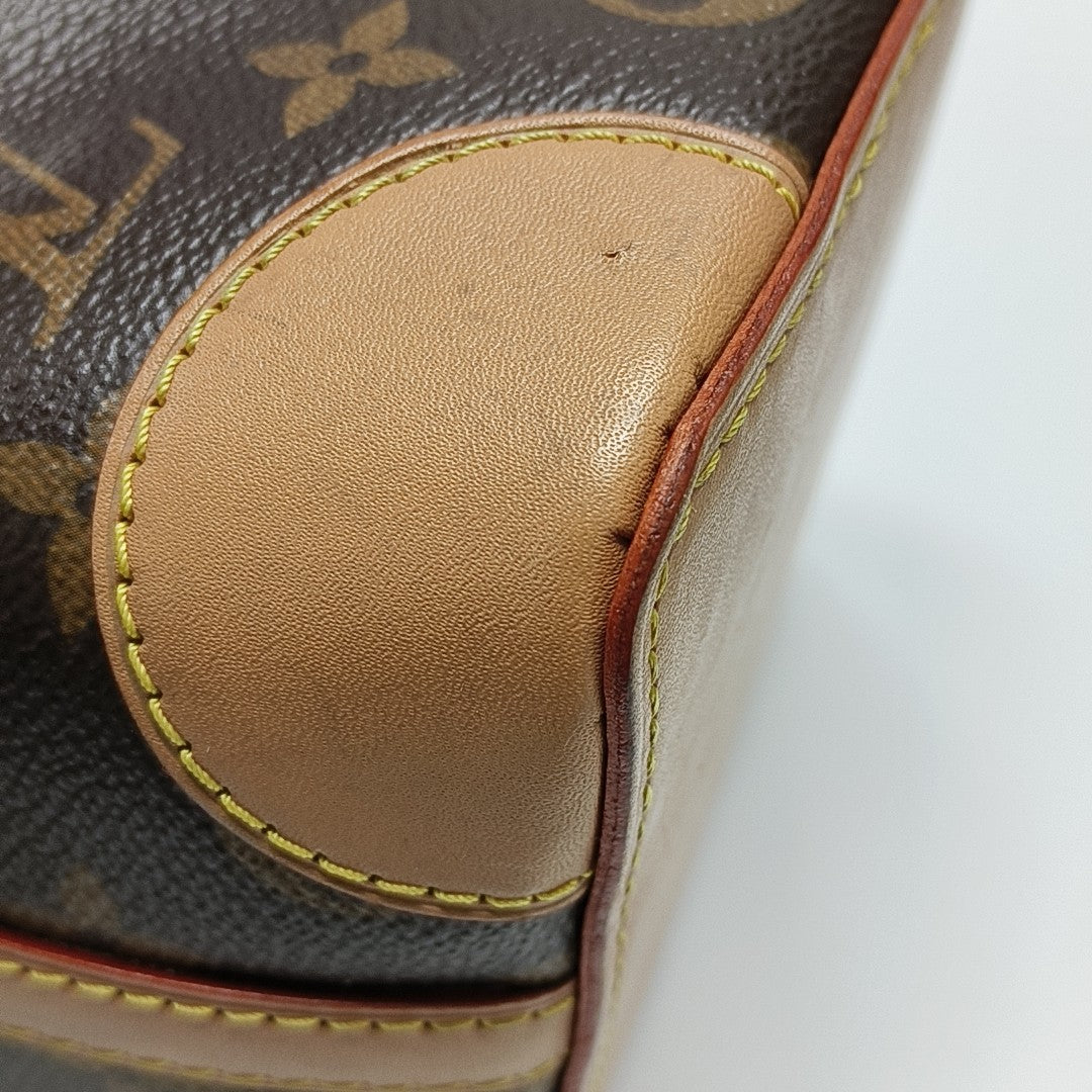 NOÉ Mini Monogram Coated Canvas Brown