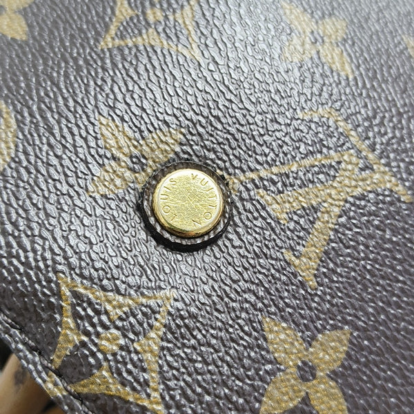 MONTAIGNE Monogram Coated Canvas Brown