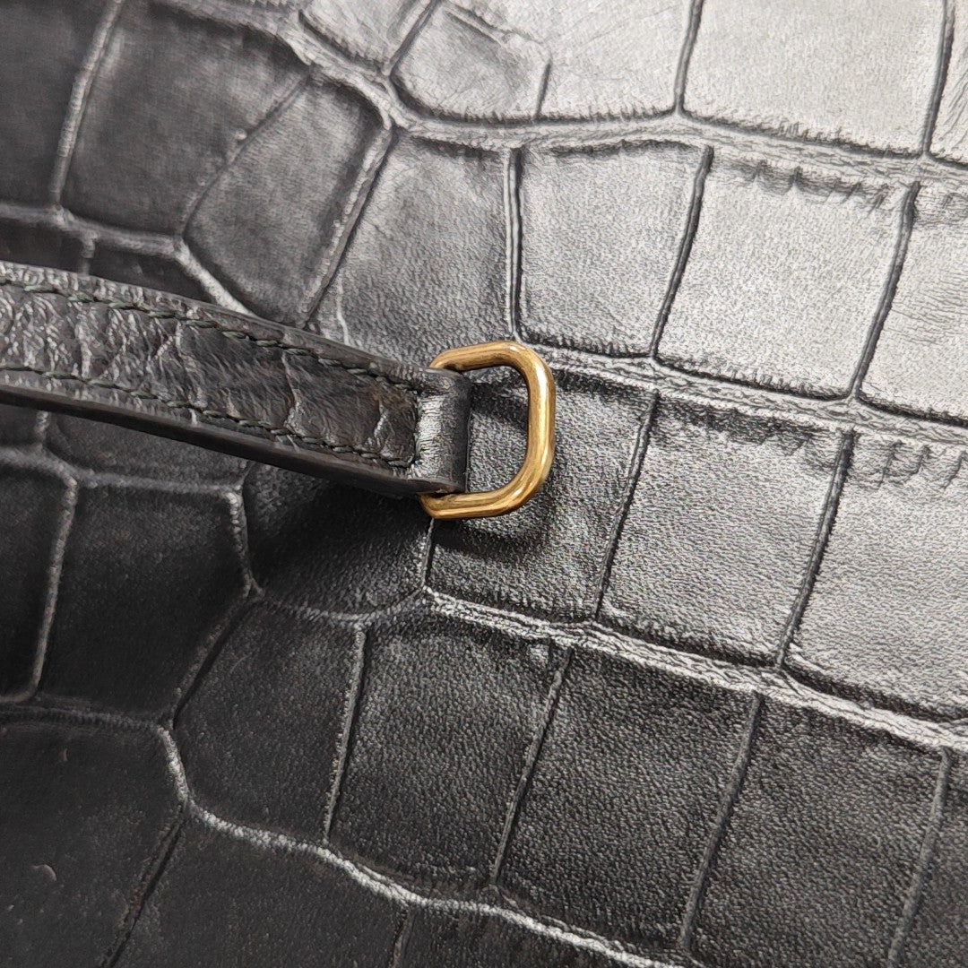 Sharp Calfskin Black