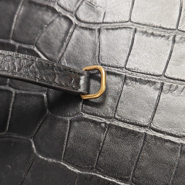 Sharp Calfskin Black