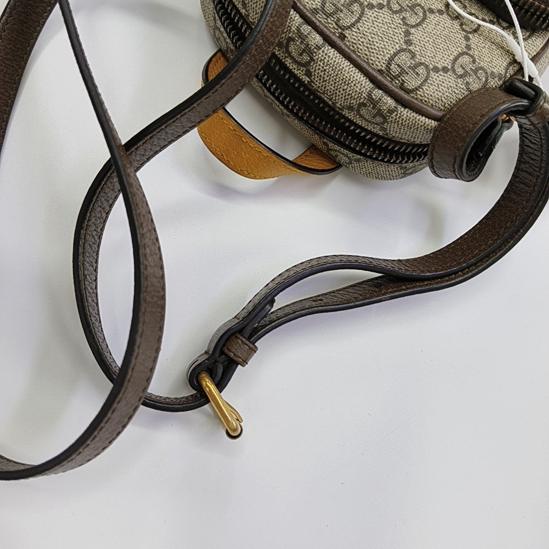 Neo Vintage Mini Monogram Coated Canvas Brown