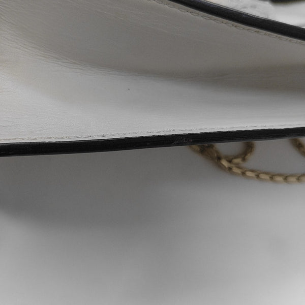 SERPENTI FOREVER Medium Calfskin White