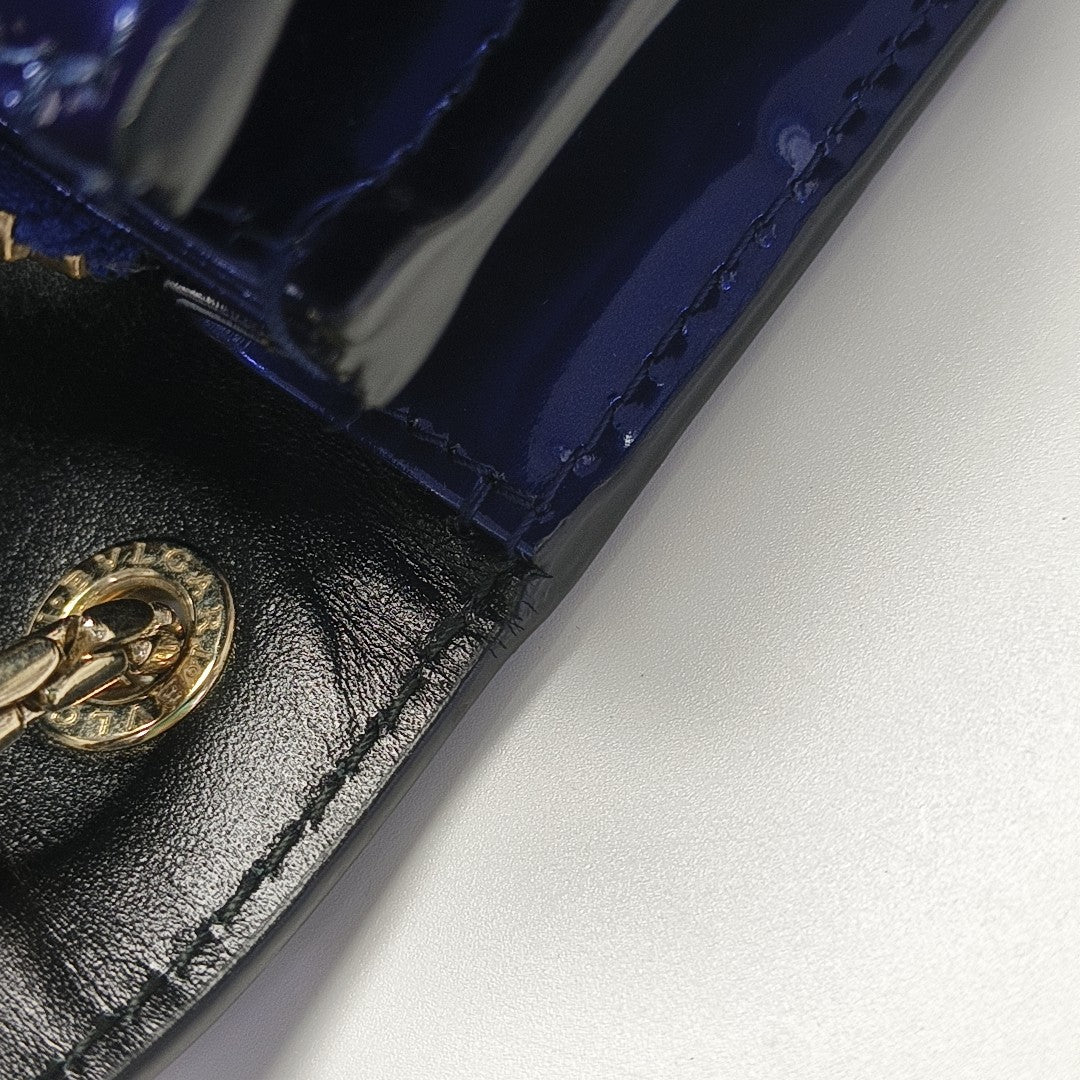 SERPENTI FOREVER Medium Patent Leather Blue