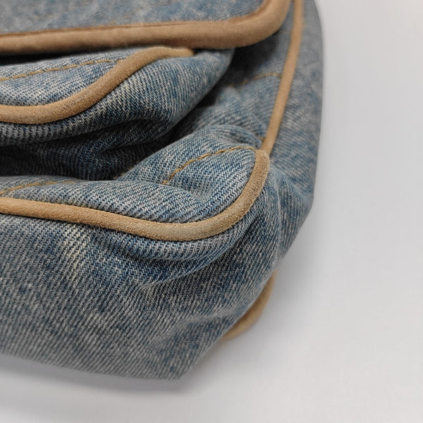 NIKI Medium Chevron Denim Blue