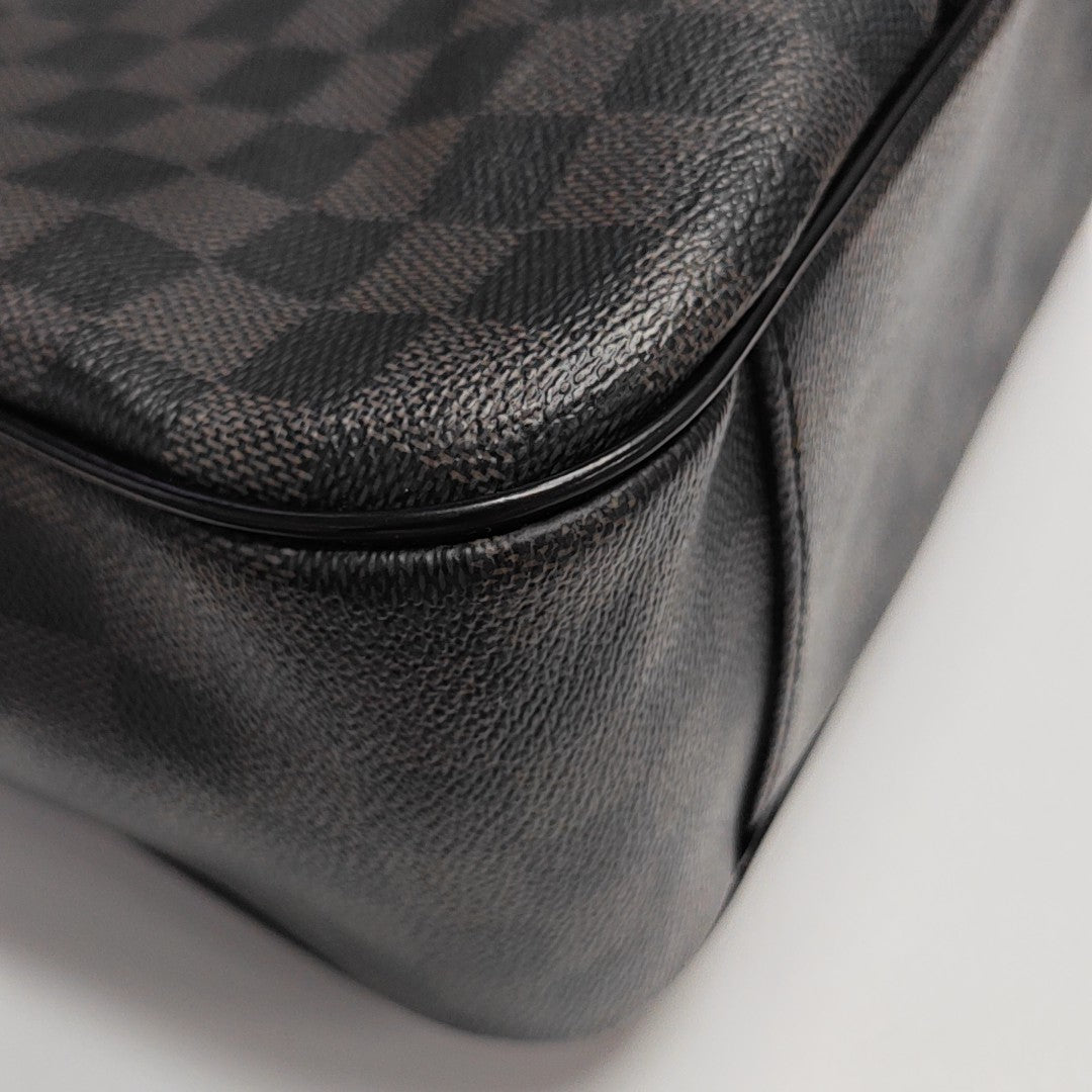 TADAO MM Damier Graphite Coated Canvas Gray