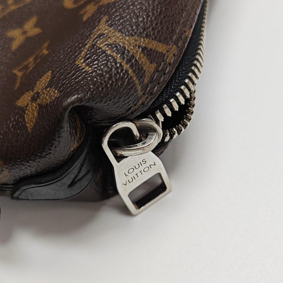 KITAN Monogram Coated Canvas Brown