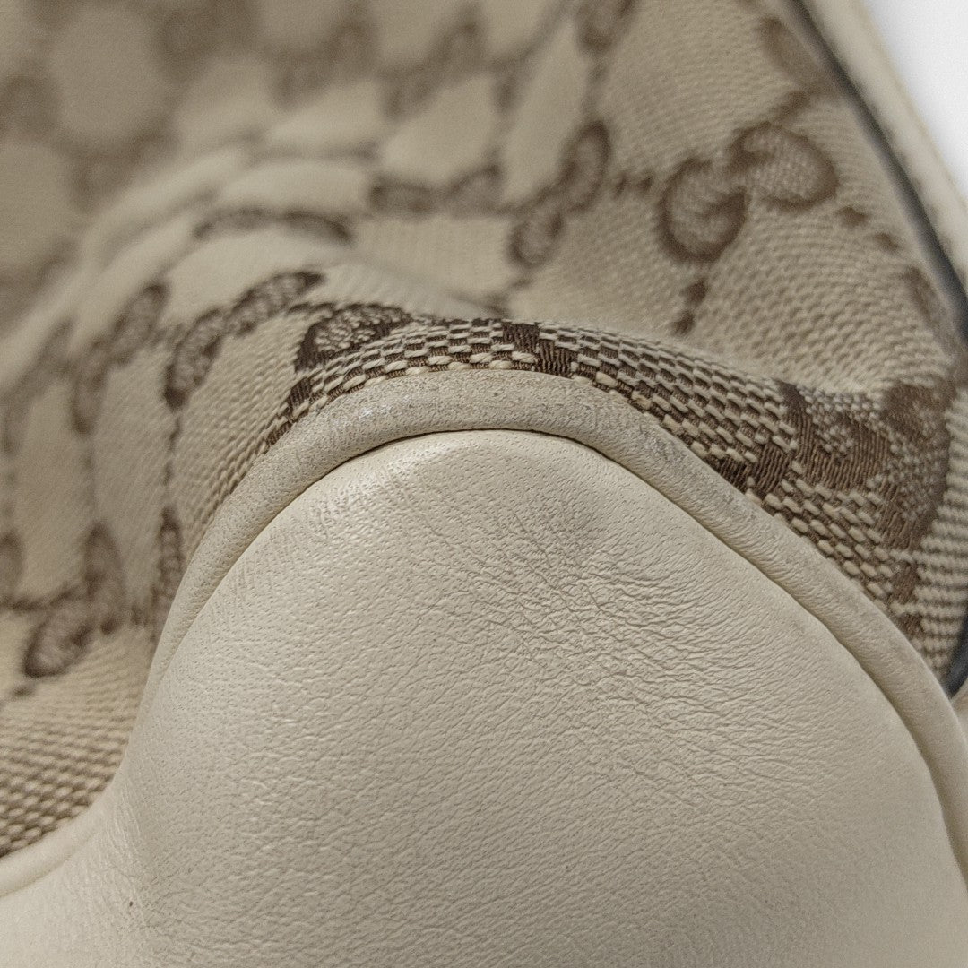 Monogram Canvas Top Handle Bag Brown