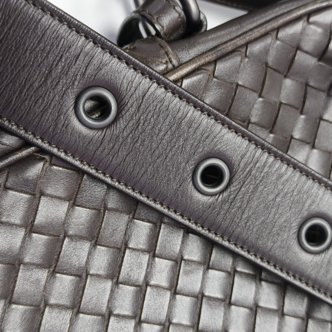 Calfskin Shoulder Bag Brown