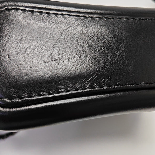 GABRIELLE Small Quilted Calfskin Black