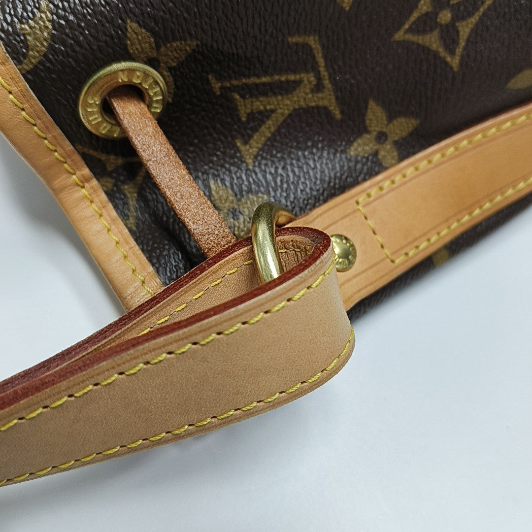 NOÉ GM Monogram Coated Canvas Brown