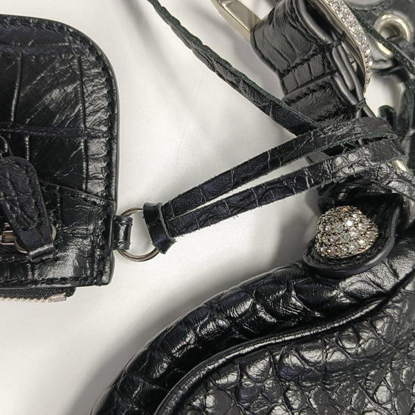 Le Cagole Small Calfskin Black