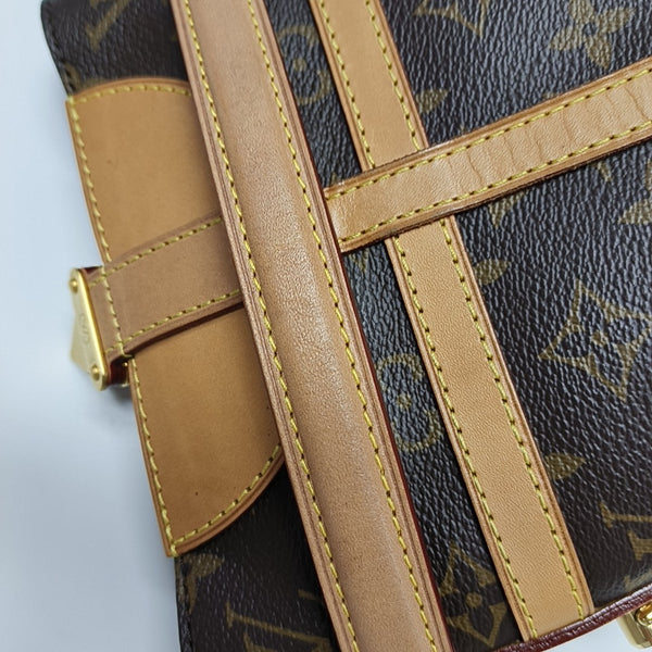 DUFFLE Monogram Coated Canvas Brown