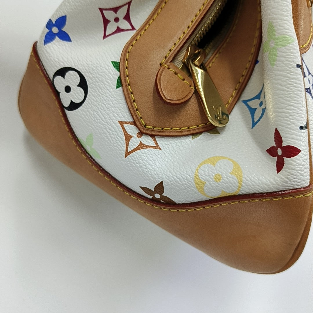 LV × TM CLAUDIA Monogram Coated Canvas White