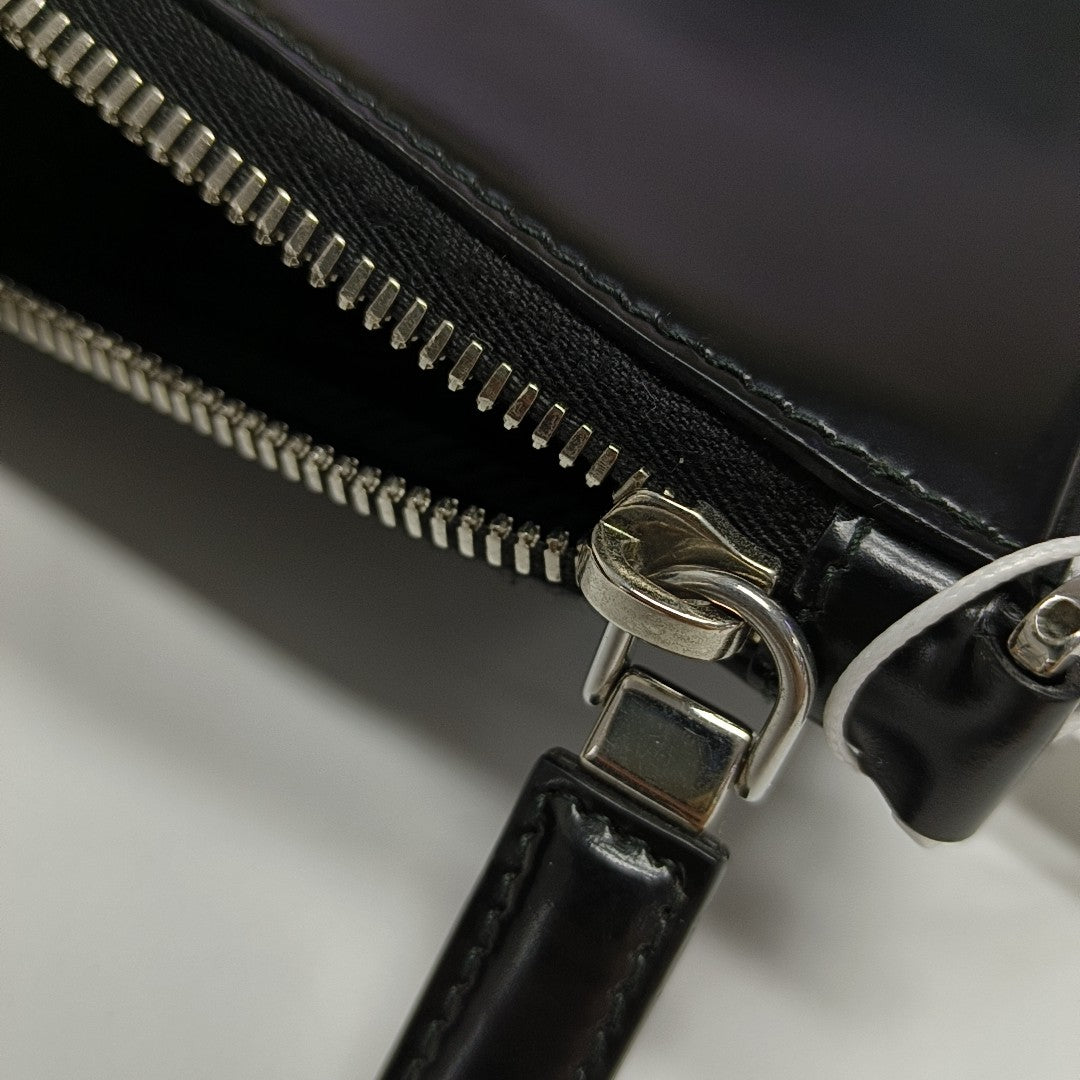 Calfskin Crossbody Bag Black