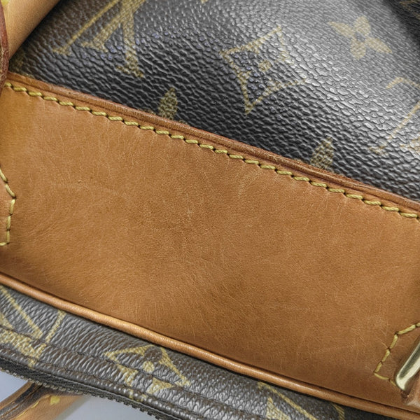 ALIZÉ Monogram Coated Canvas Brown