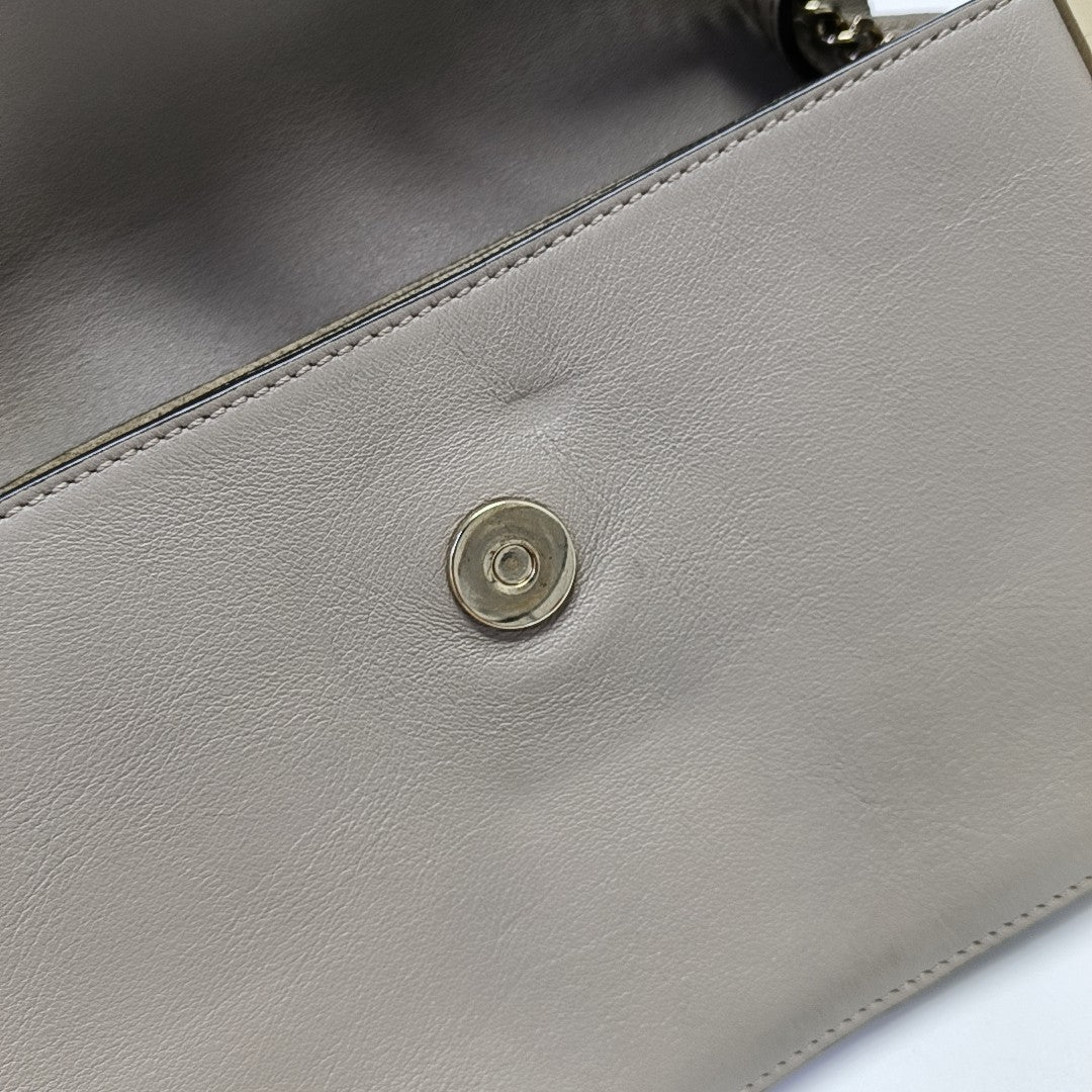 Faye Small Calfskin Gray
