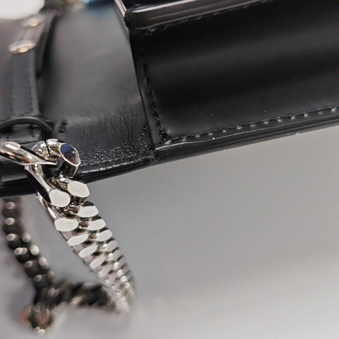 TB Small Calfskin Black